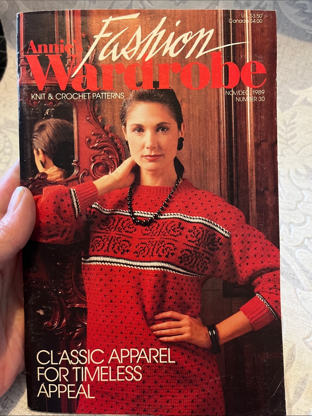 Annie’s Fashion Wardrobe Knit & Crochet Patterns 1989